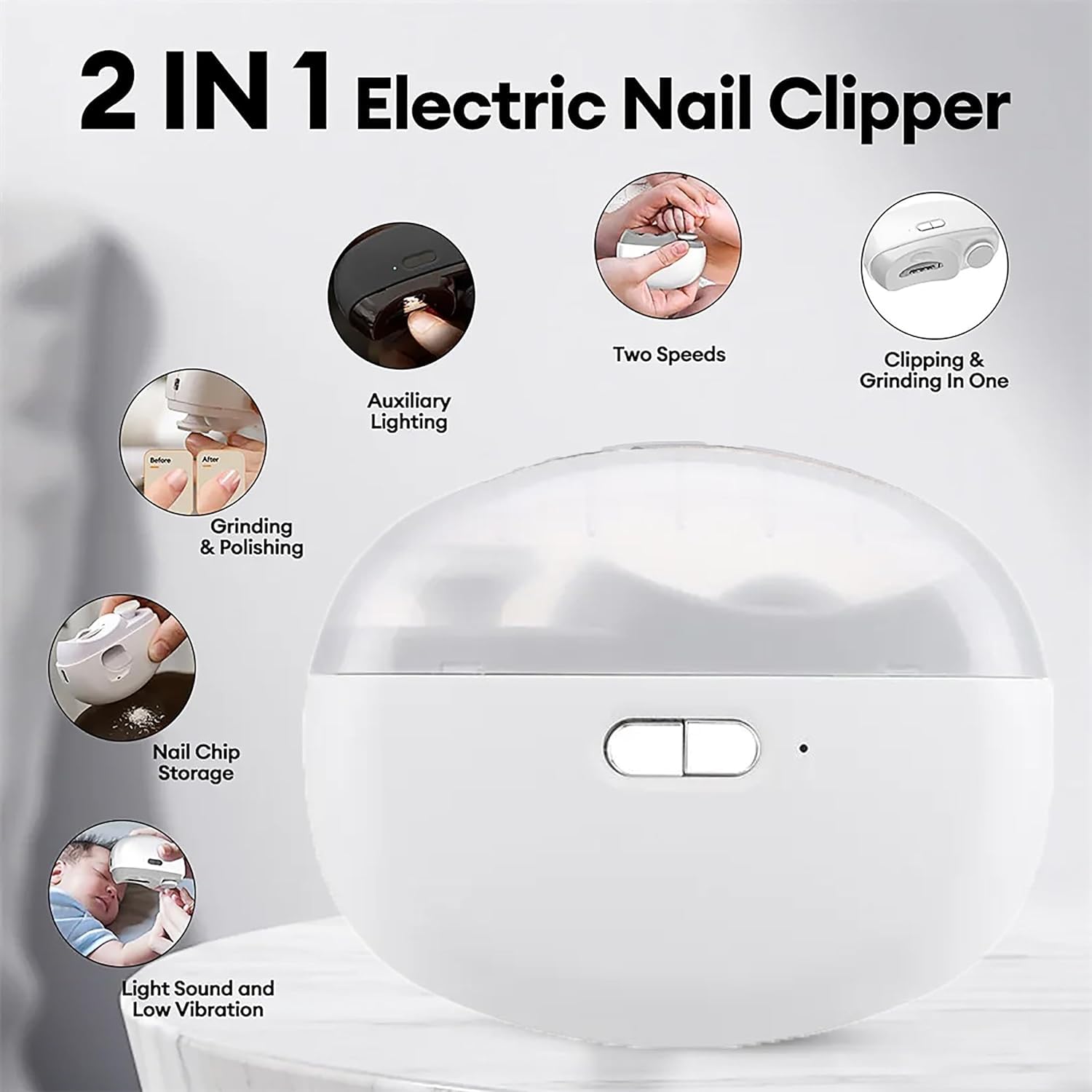 2 in 1 nail clipper
