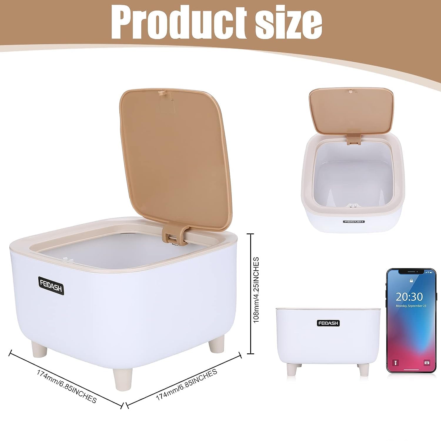 Mini Tabletop Dustbin