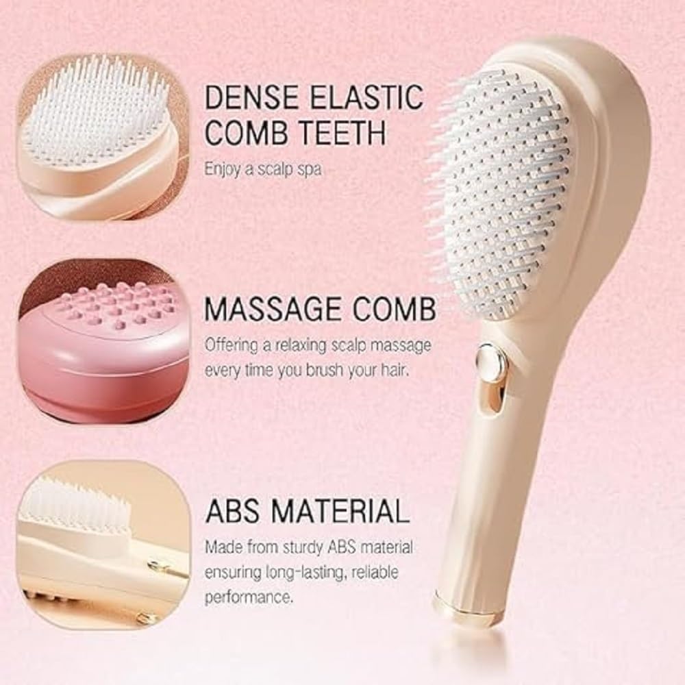Self cleaning comb