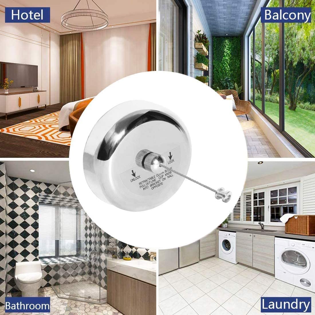Retractable cloth rope