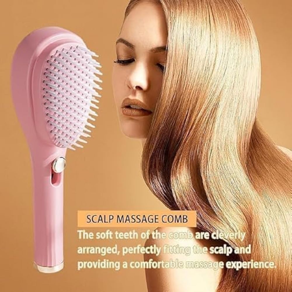 Self cleaning comb