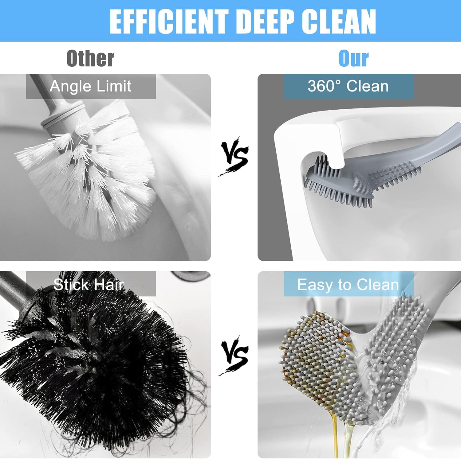 Silicone cleaning Brush