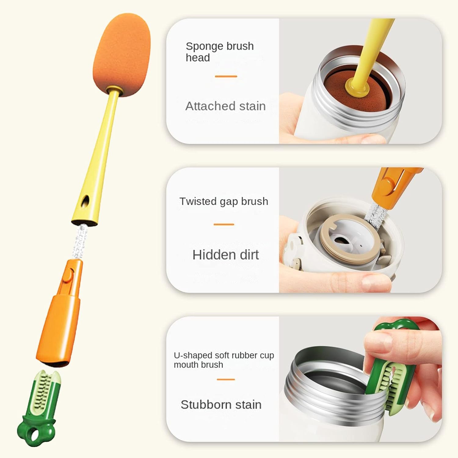 3 in 1 Cleaning brush
