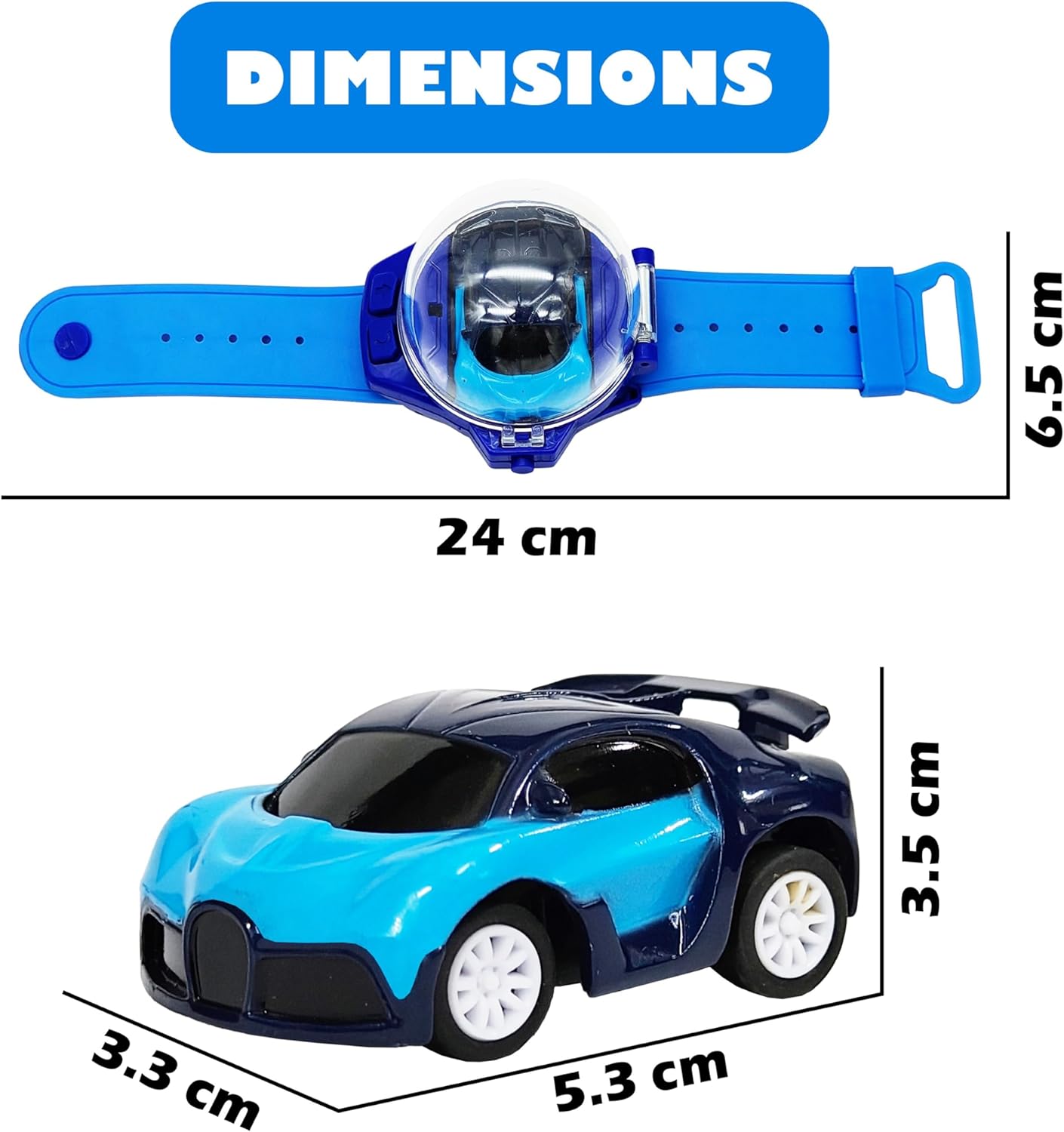 Remote watch car